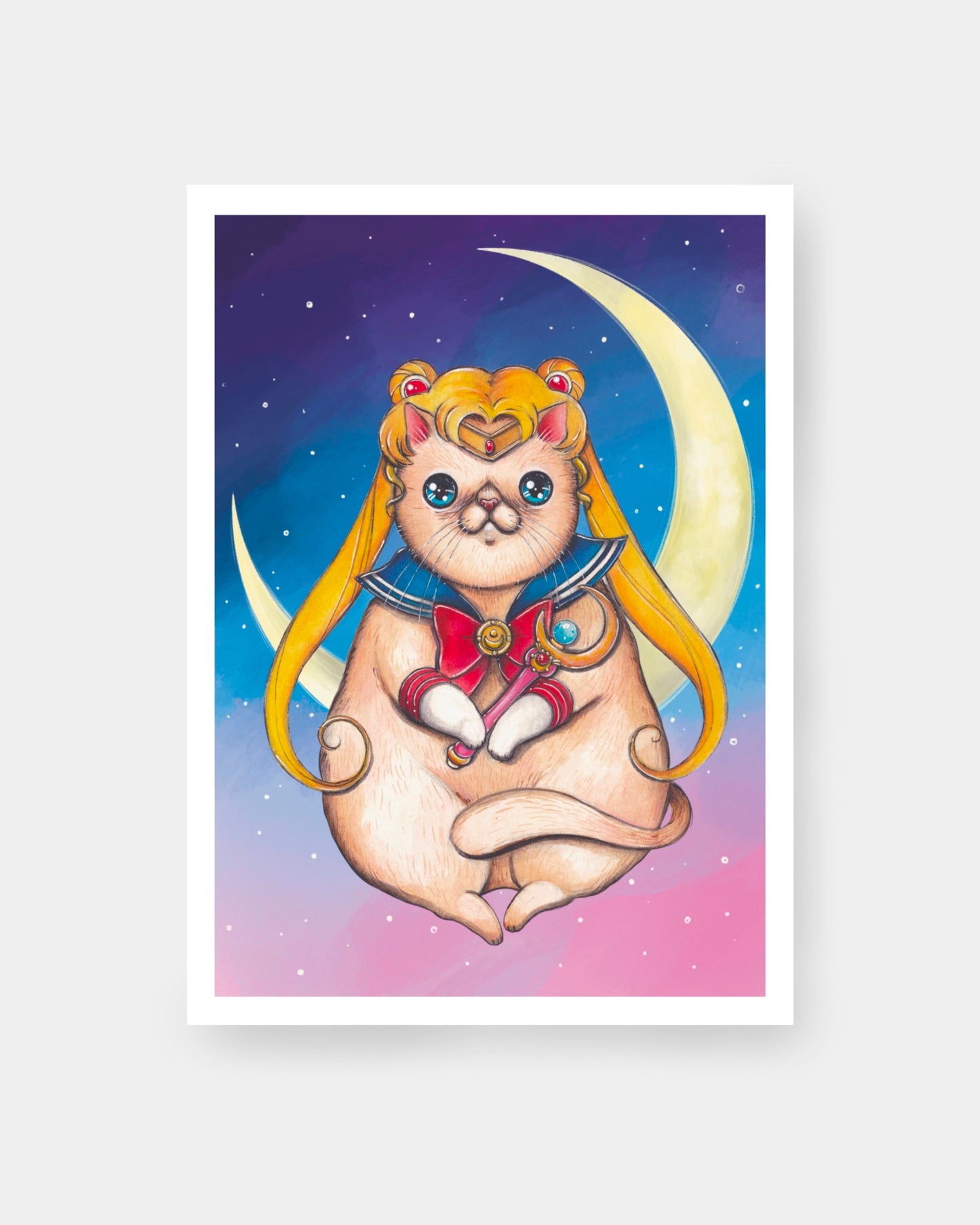 Stampa guerriera della luna